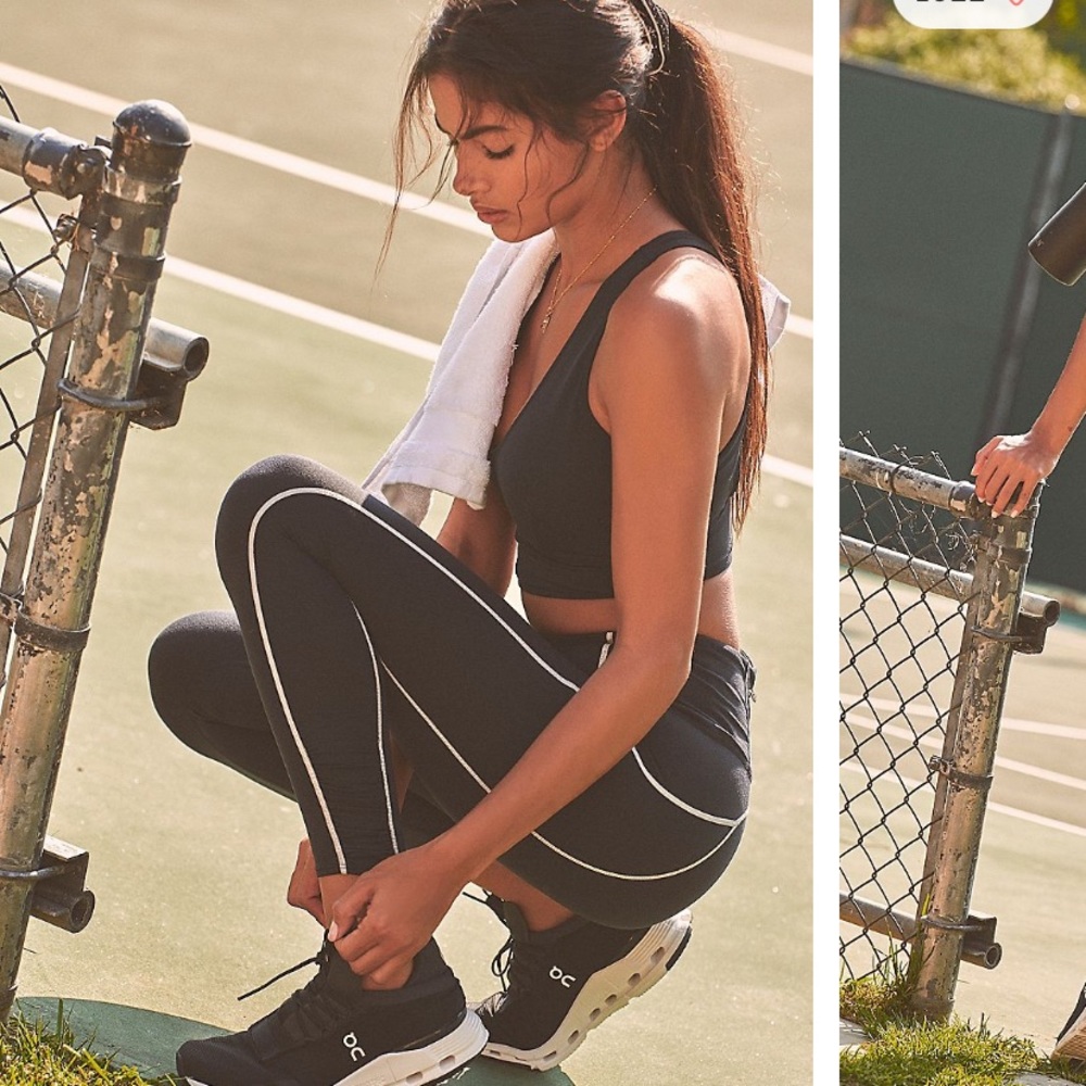 Free People | you’re a peach leggings
